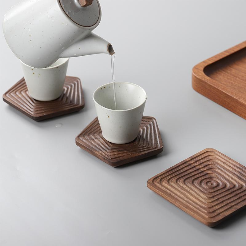 Creative Coasters – Black Walnut in Unique Shapes