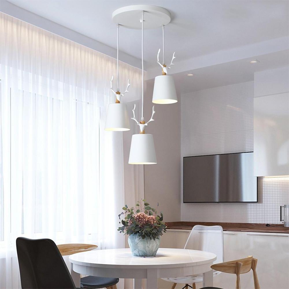 ForestGlow Pendant - Elegant LED pendant lamp with deer antler design