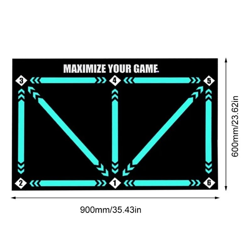 Junior Football Skills Training Mat - Improve Football Skills At Home