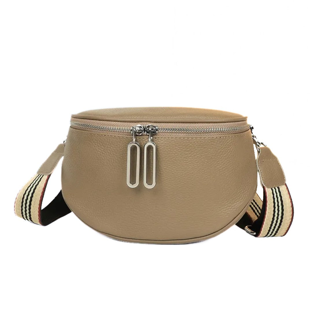 Lucy Leather Bag – Trendy and Cute Leather Saddle Bag