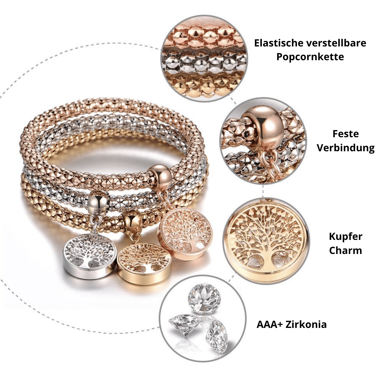 Liora Set – Elegant Bracelets 3-piece