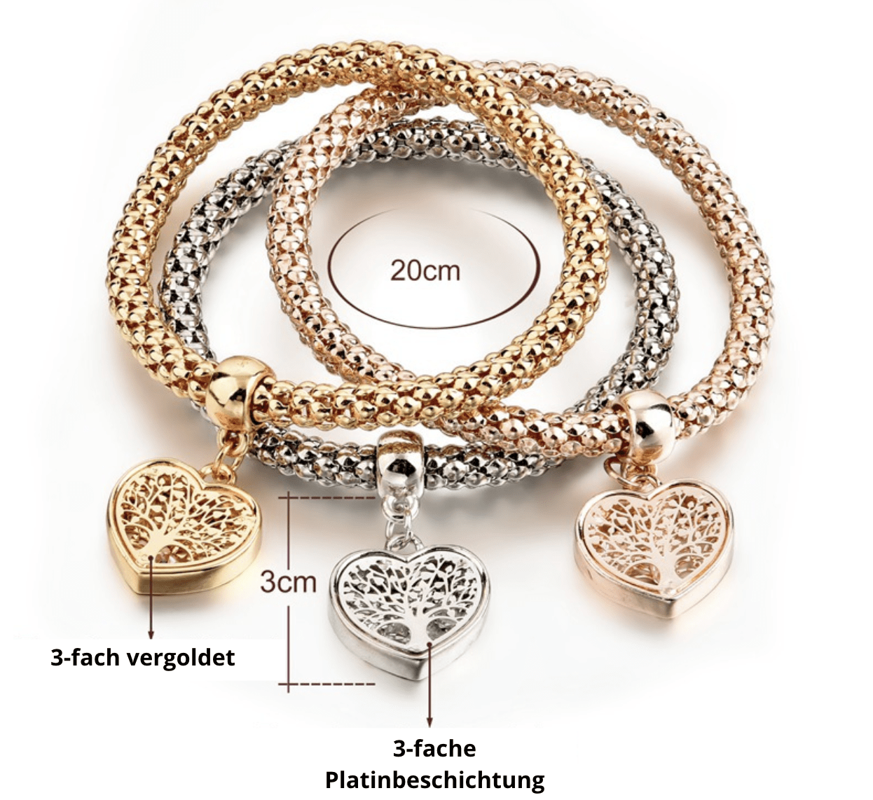 Liora Set – Elegant Bracelets 3-piece