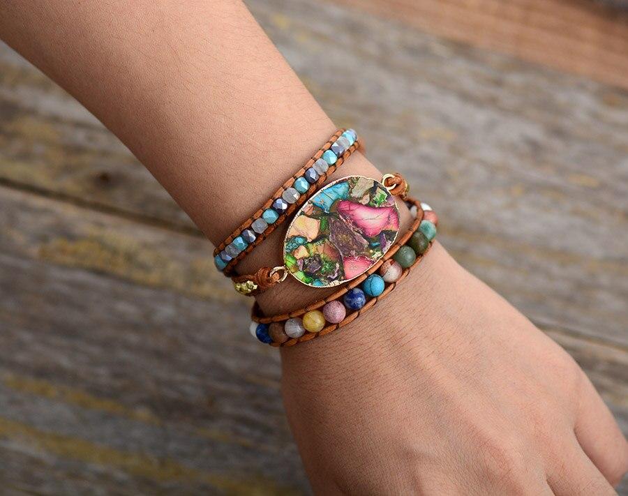 Aurora - Luxe Goddess Bracelet of Amazonite