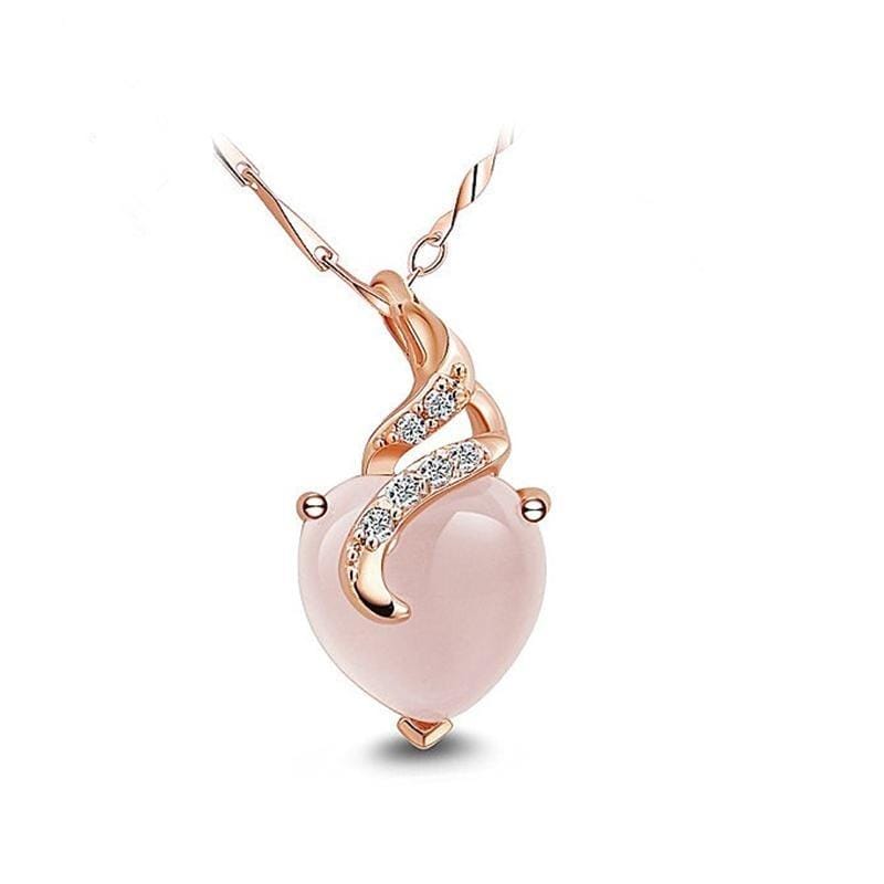 OpalHeart - Elegant heart-shaped necklace from Calista