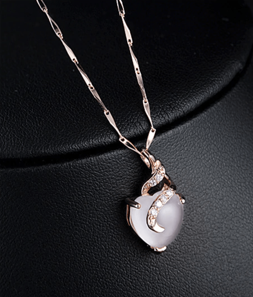 OpalHeart - Elegant heart-shaped necklace from Calista