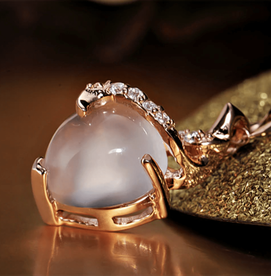 Calista Heart - Elegant Opaal Halsband