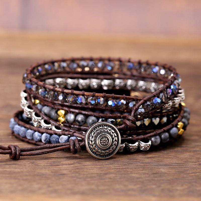 OnyxGlow – Luxury Wrap Bracelet for Women