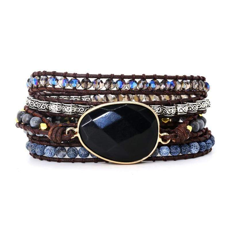 OnyxGlow – Luxury Wrap Bracelet for Women