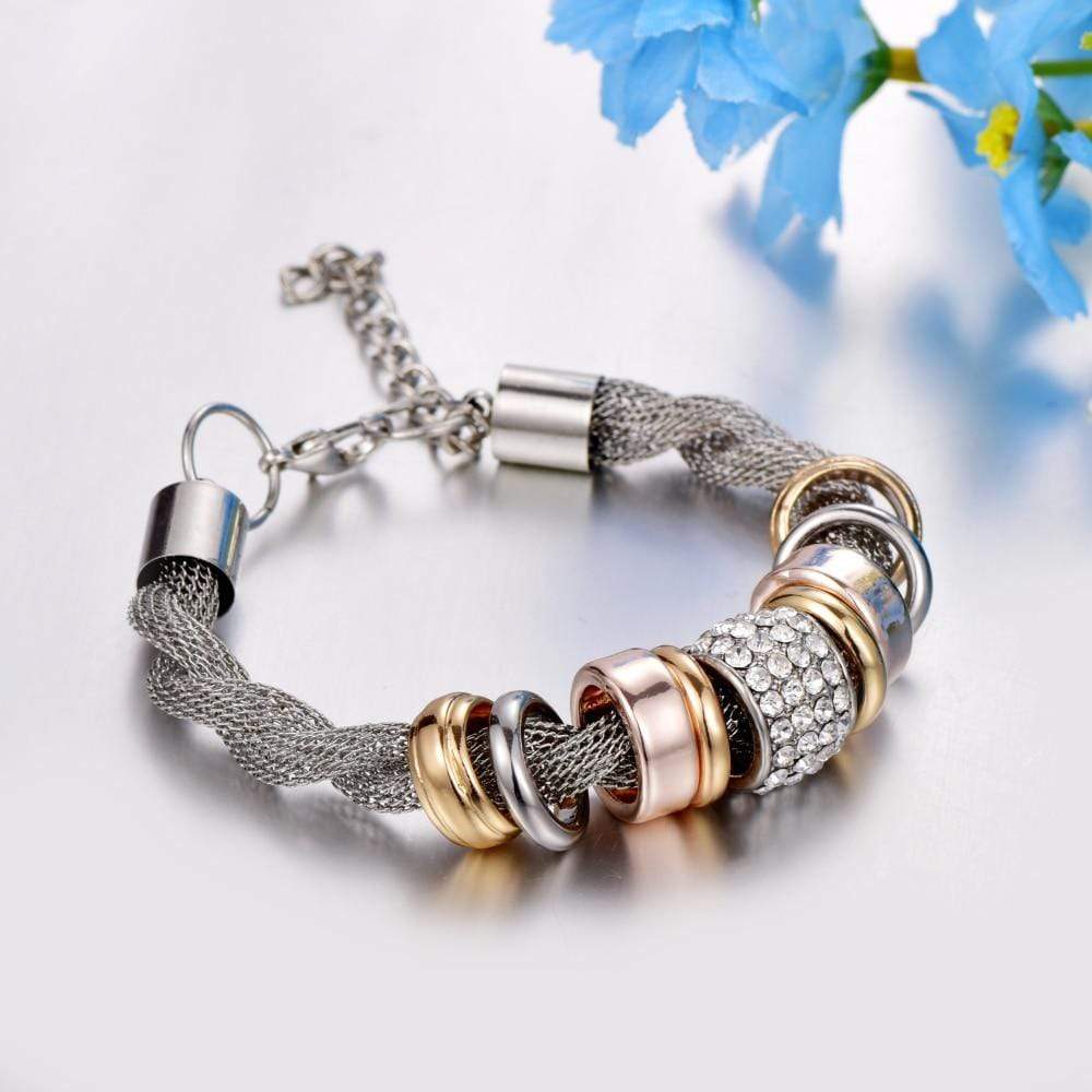 Zarina - Elegant Braided Bracelet for a Trendy Look