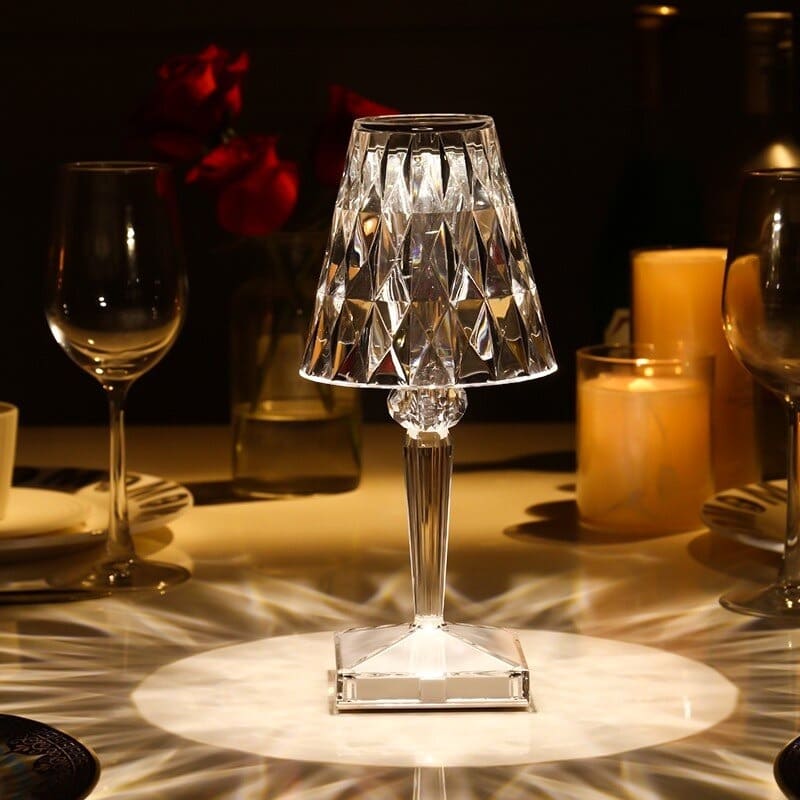 LuxeGlow - Elegant Crystal Ceiling Lamp for Living Room