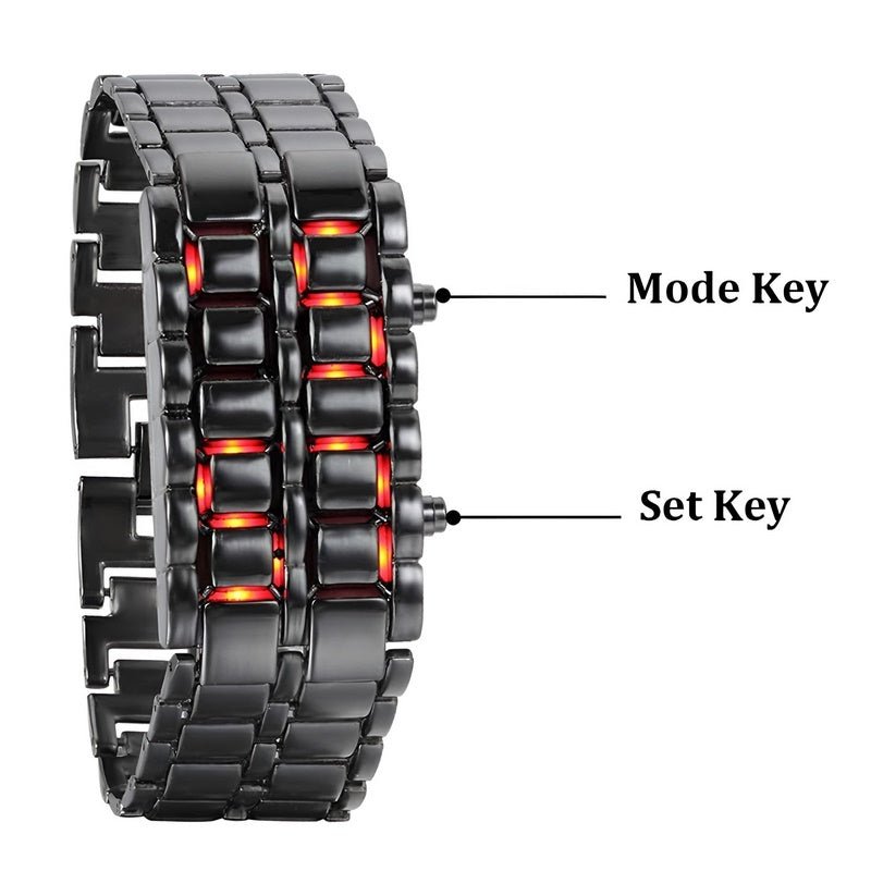 Lava Watch - Trendy LED Wristwatch with Unique Design