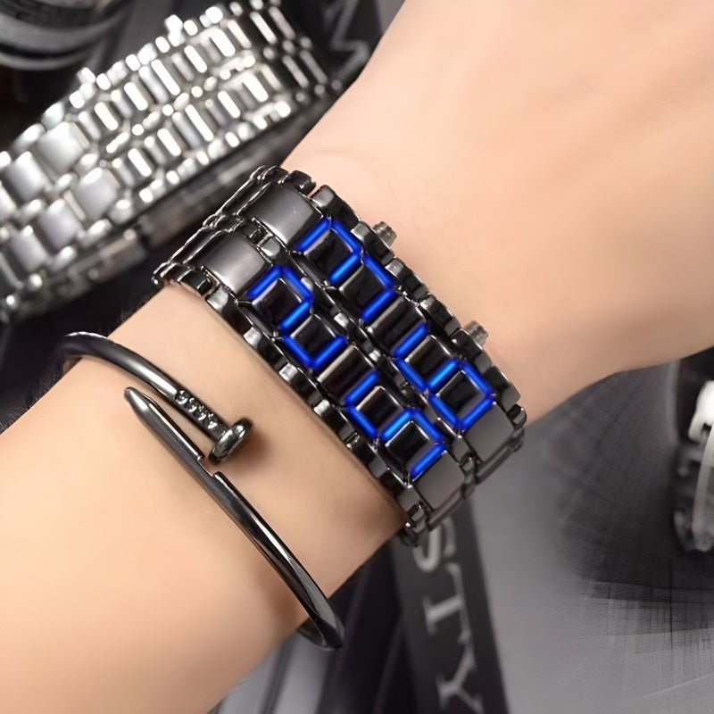 Lava Watch - Trendy LED Wristwatch with Unique Design