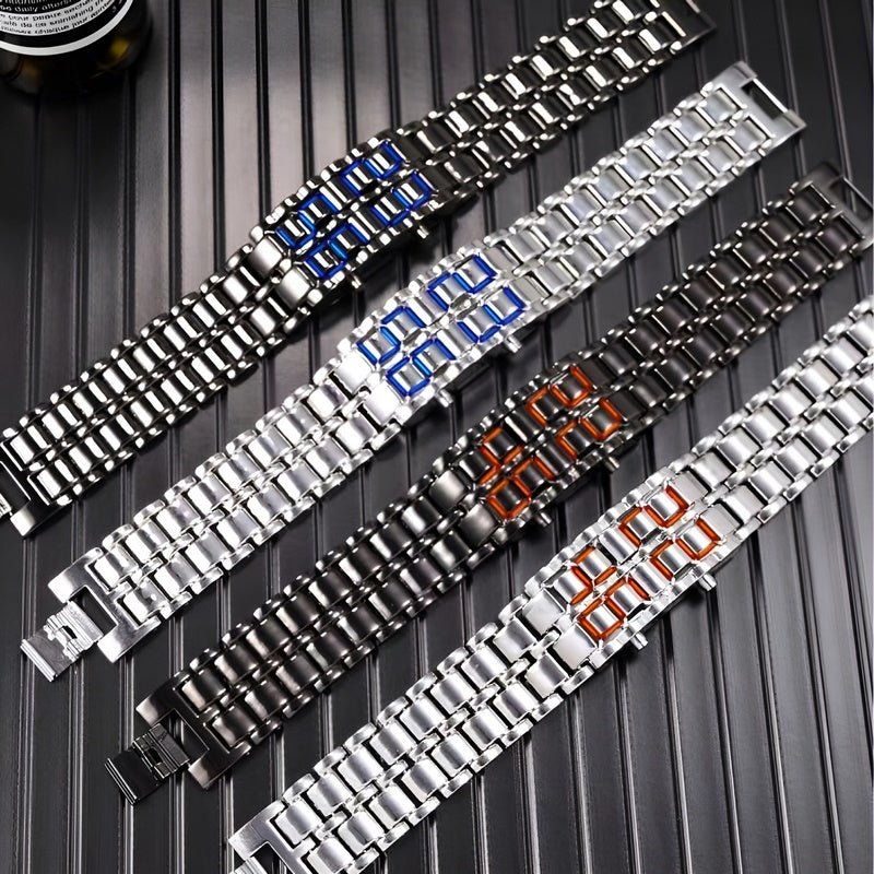Lava Watch - Trendy LED Wristwatch with Unique Design