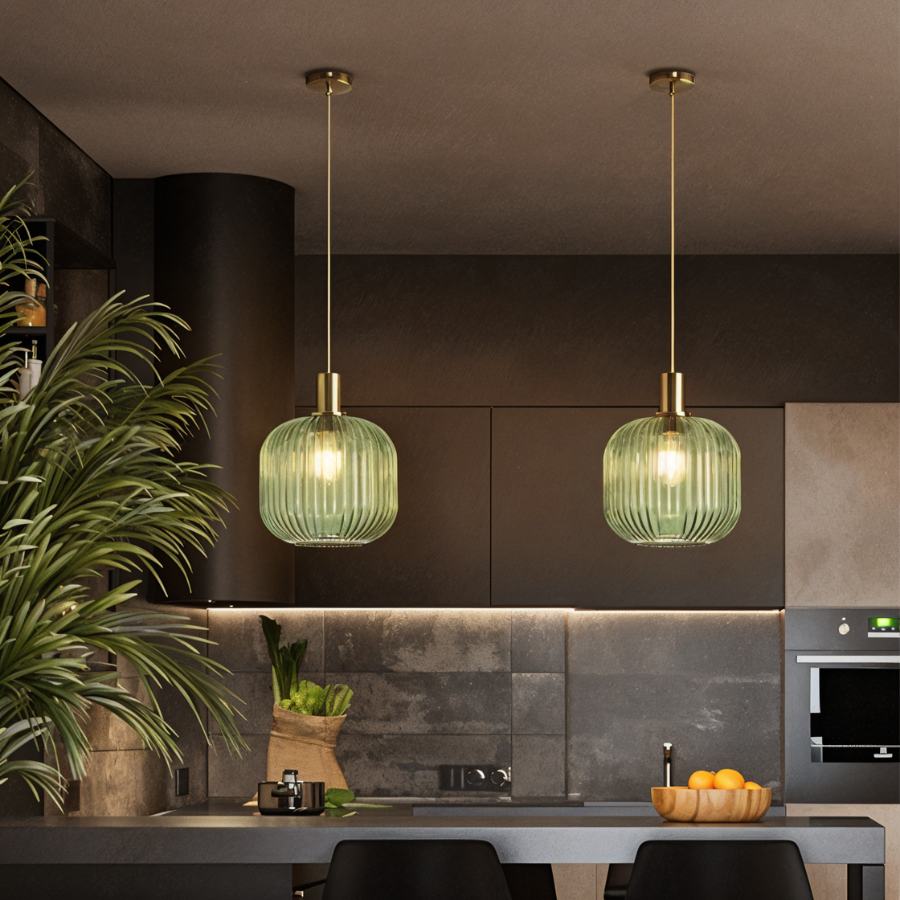 Litta - Elegant Vintage Ceiling Lamp with Gold Accents