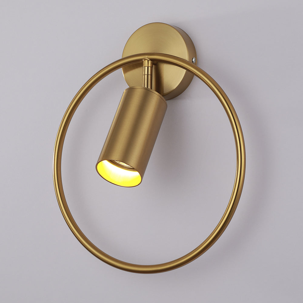 OpulentGlow Heat Lamp - Golden Elegance for Your Interior