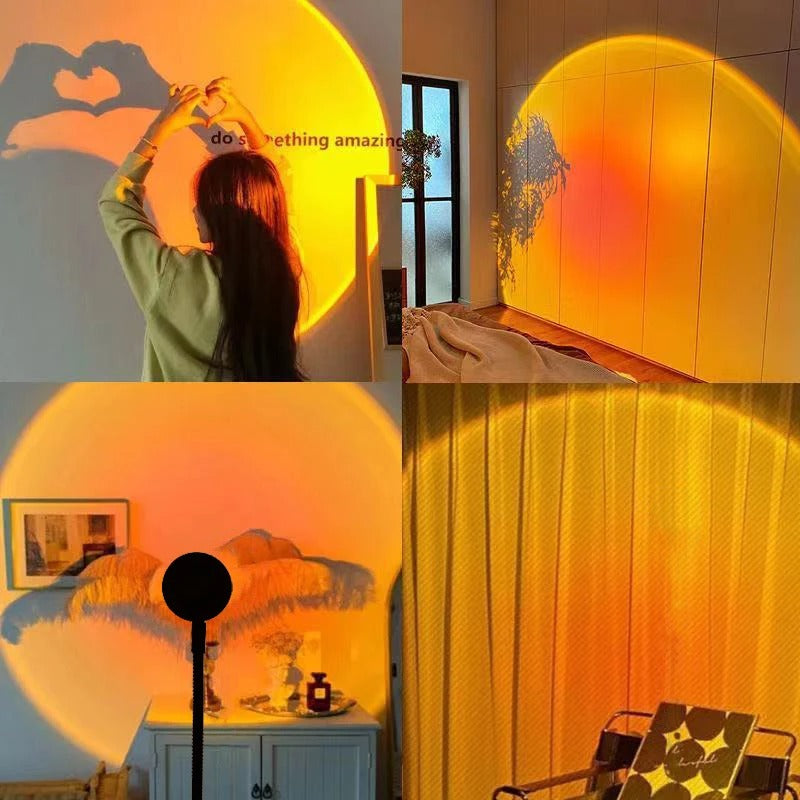LED Sunset Projector – Magical light for relaxation and ambiance