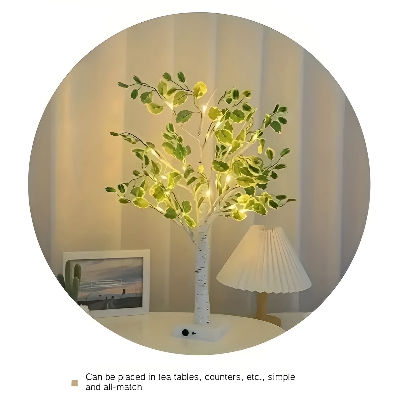 Magical BrightTree Table Lamp – Elegant Tree Design with Warm LED Lighting