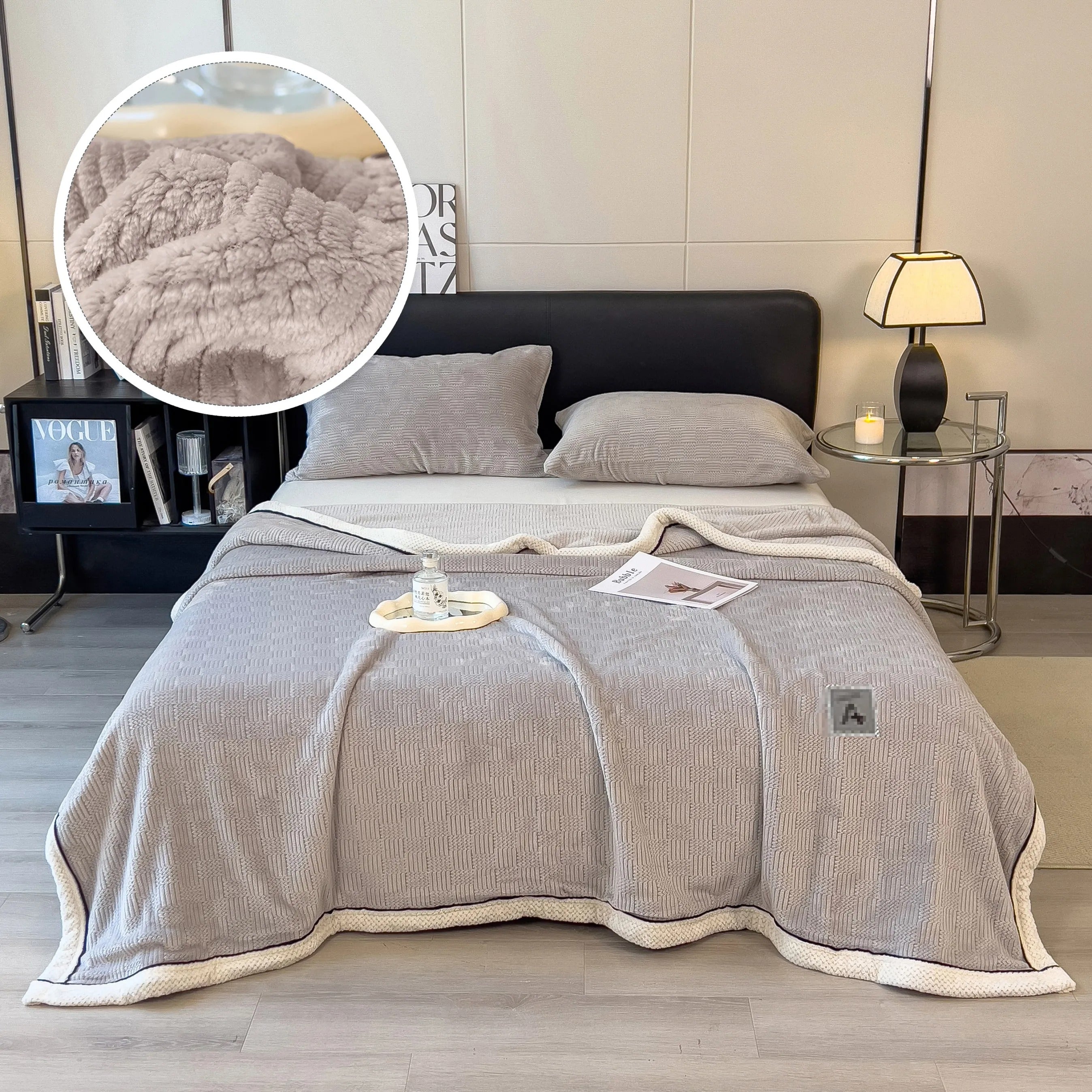 CoralFleece Luxe Blanket – Soft and Warm for your Living Room