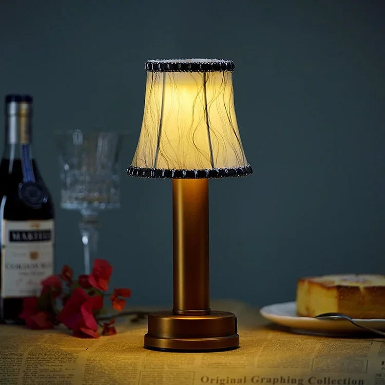CozyGlimmer - Refined Wireless Table Lamp with Dimmer Function