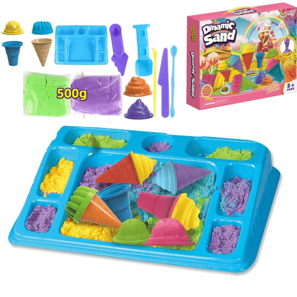 CreativePlay Sand Set - Imaginative sand play set