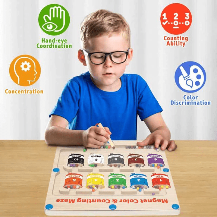 Magnetic Maze Game – Educational Learning Maze for Kids