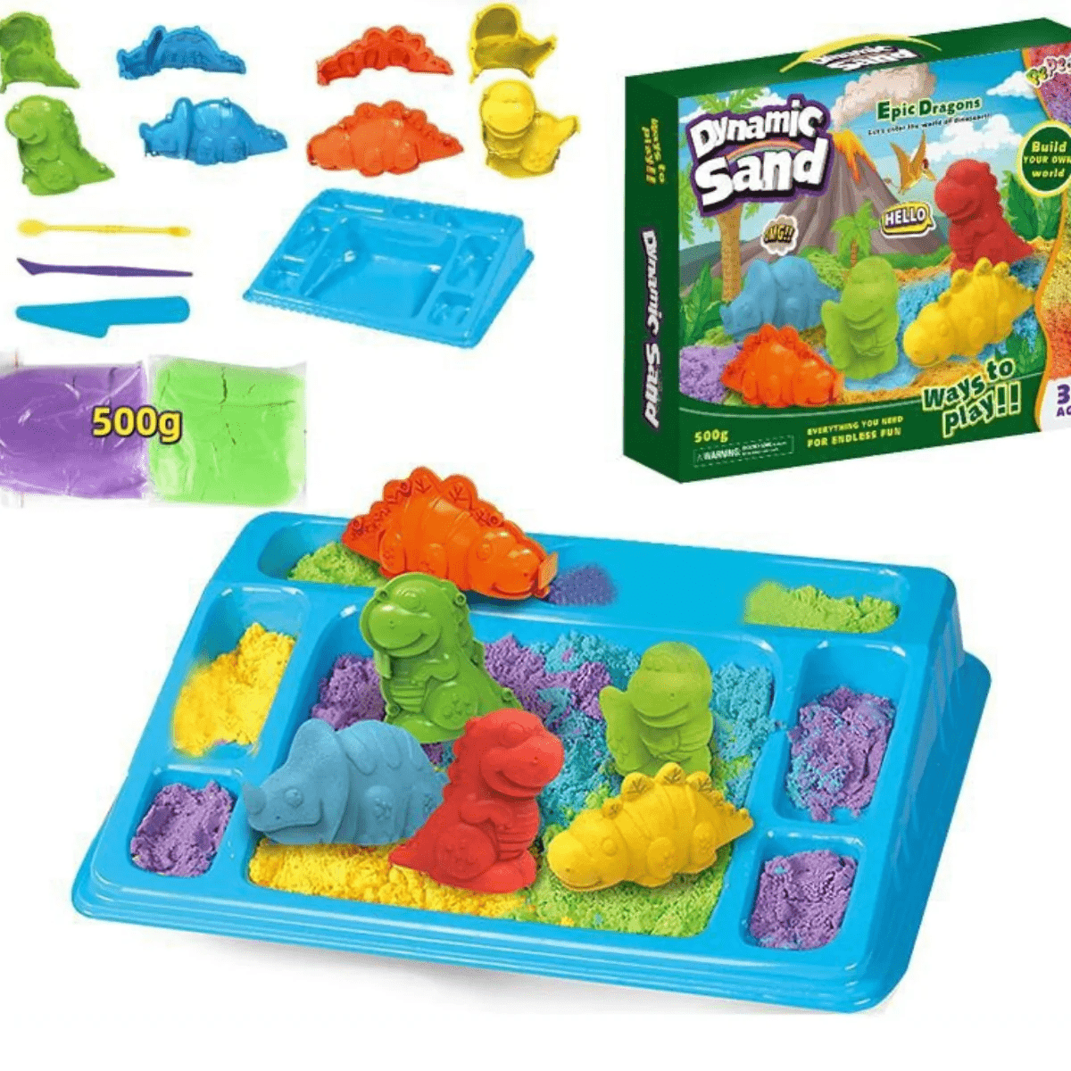 CreativePlay Sand Set - Imaginative sand play set
