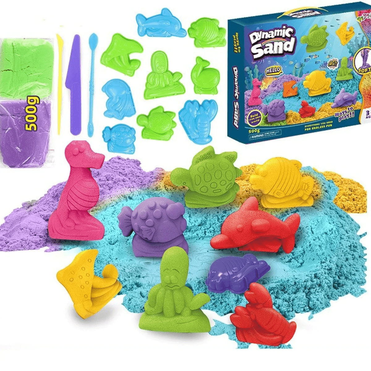 CreativePlay Sand Set - Imaginative sand play set