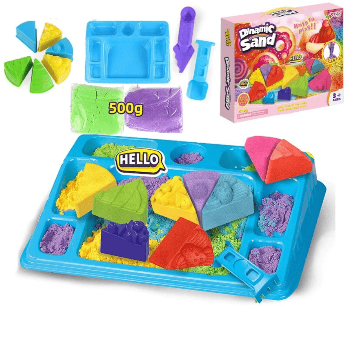CreativePlay Sand Set - Imaginative sand play set