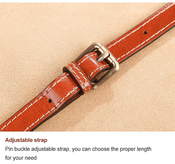 LeatherVibe - Elegant Leather Crossbody Bag