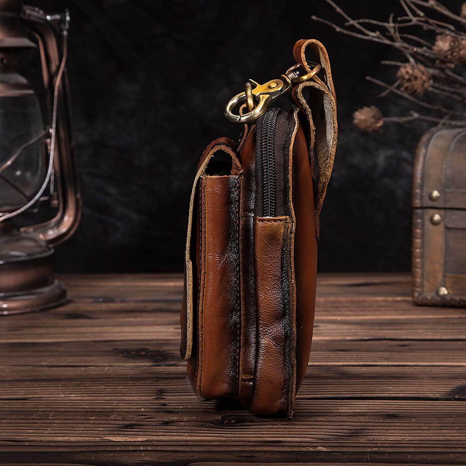 EliteGuard – Luxury Leather Carrying Strap for Men