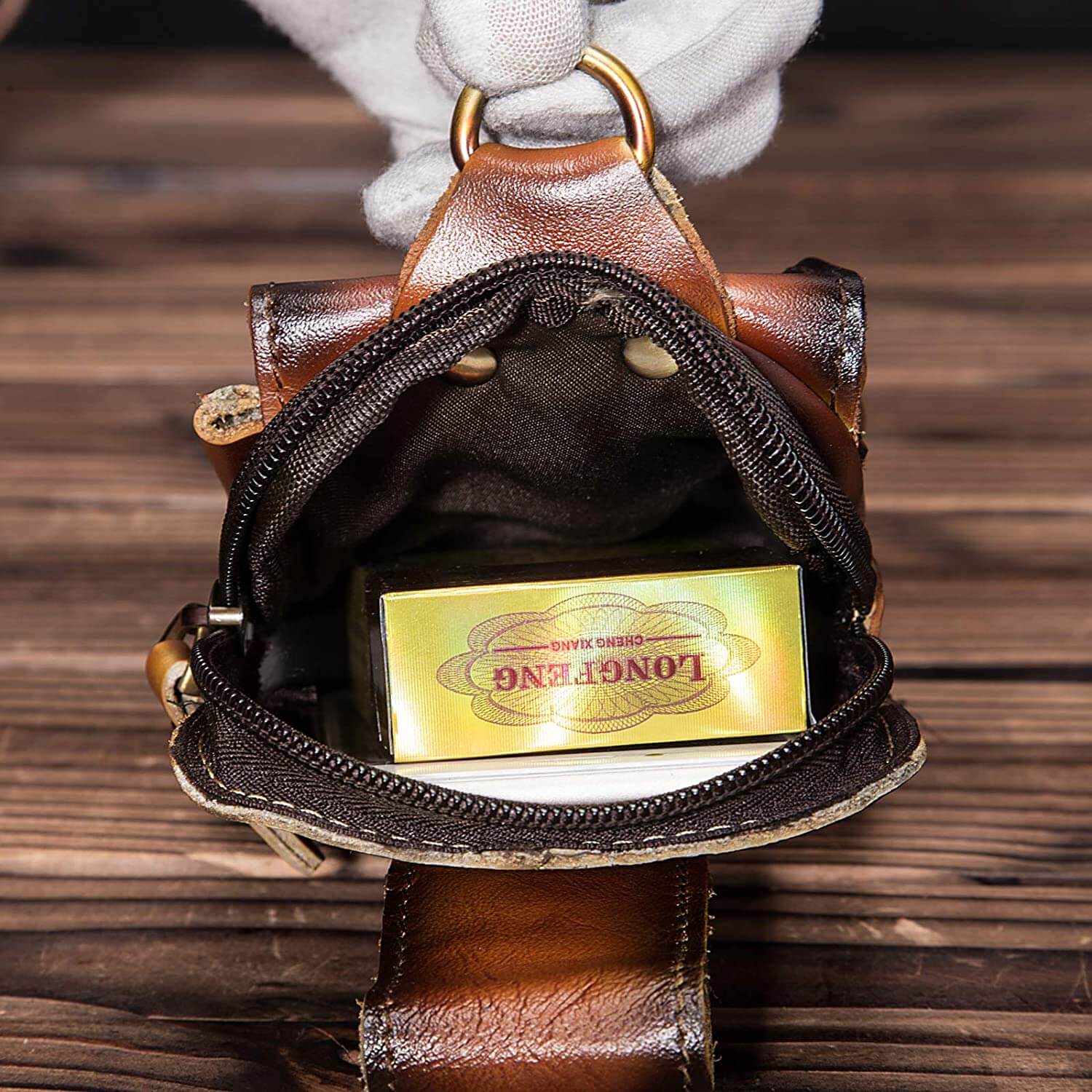 EliteGuard – Luxury Leather Carrying Strap for Men