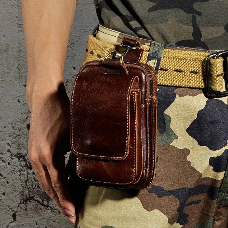 EliteGuard – Luxury Leather Carrying Strap for Men