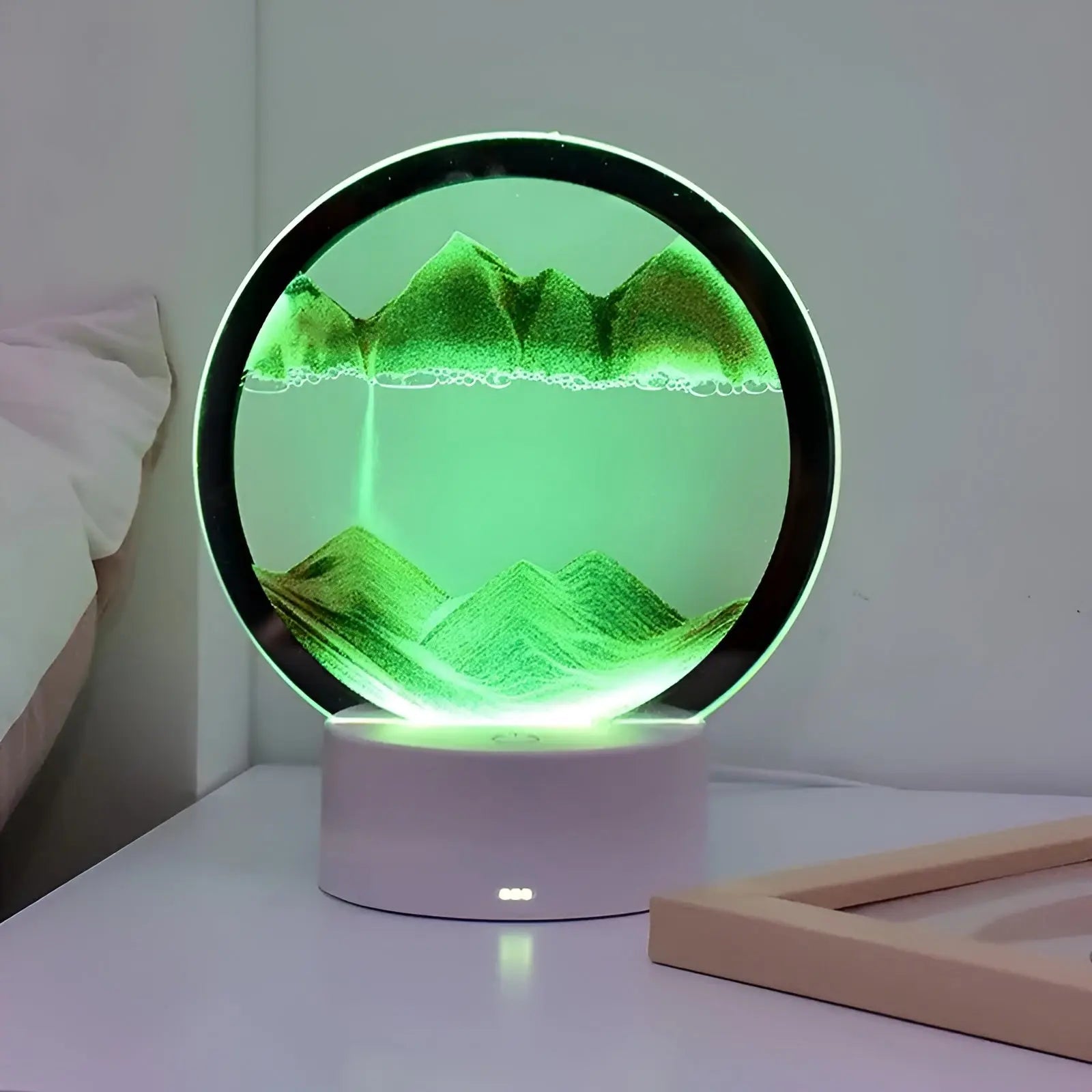 Captivating Quicksand Art Lamp – Magical Animated Lighting for Every Interior