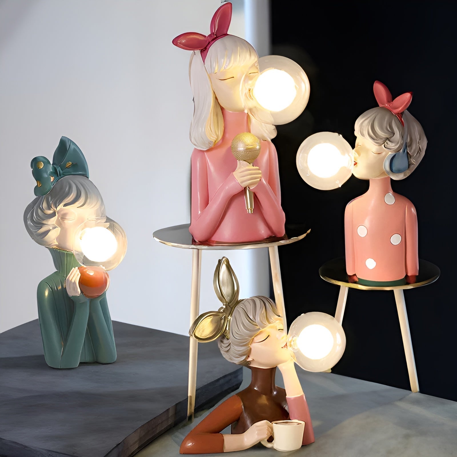 BubbleGlam Lyx Belysning – Stämningsskapare med Elegant Bubbel Design