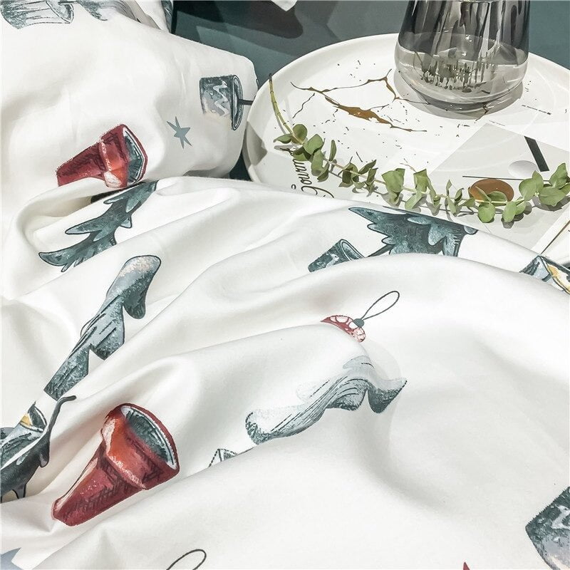 Christmas Milestones Bedding Set – Luxurious Festive Sewing Experience