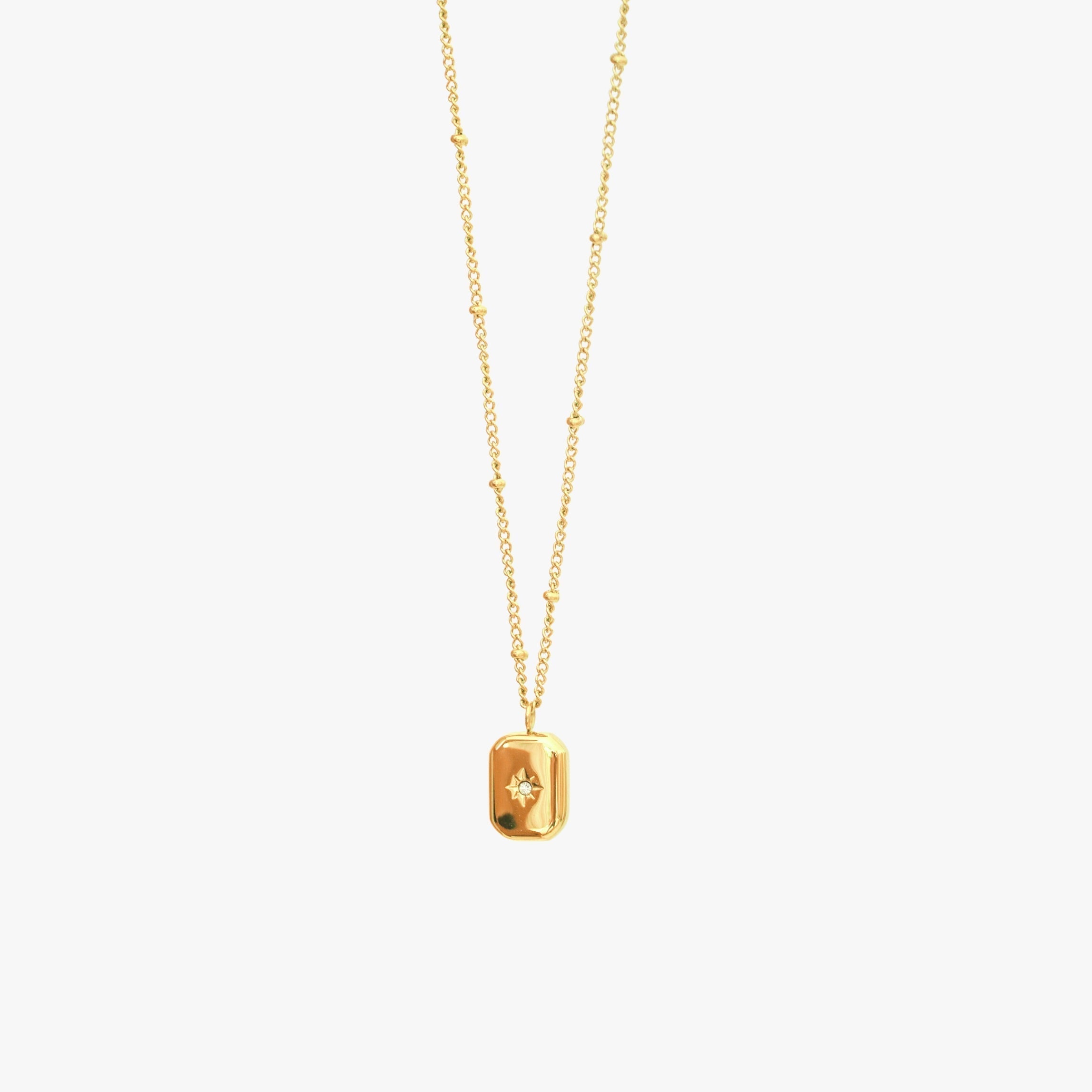 Captivating Necklace with Sparkling Zirconia - Celeste