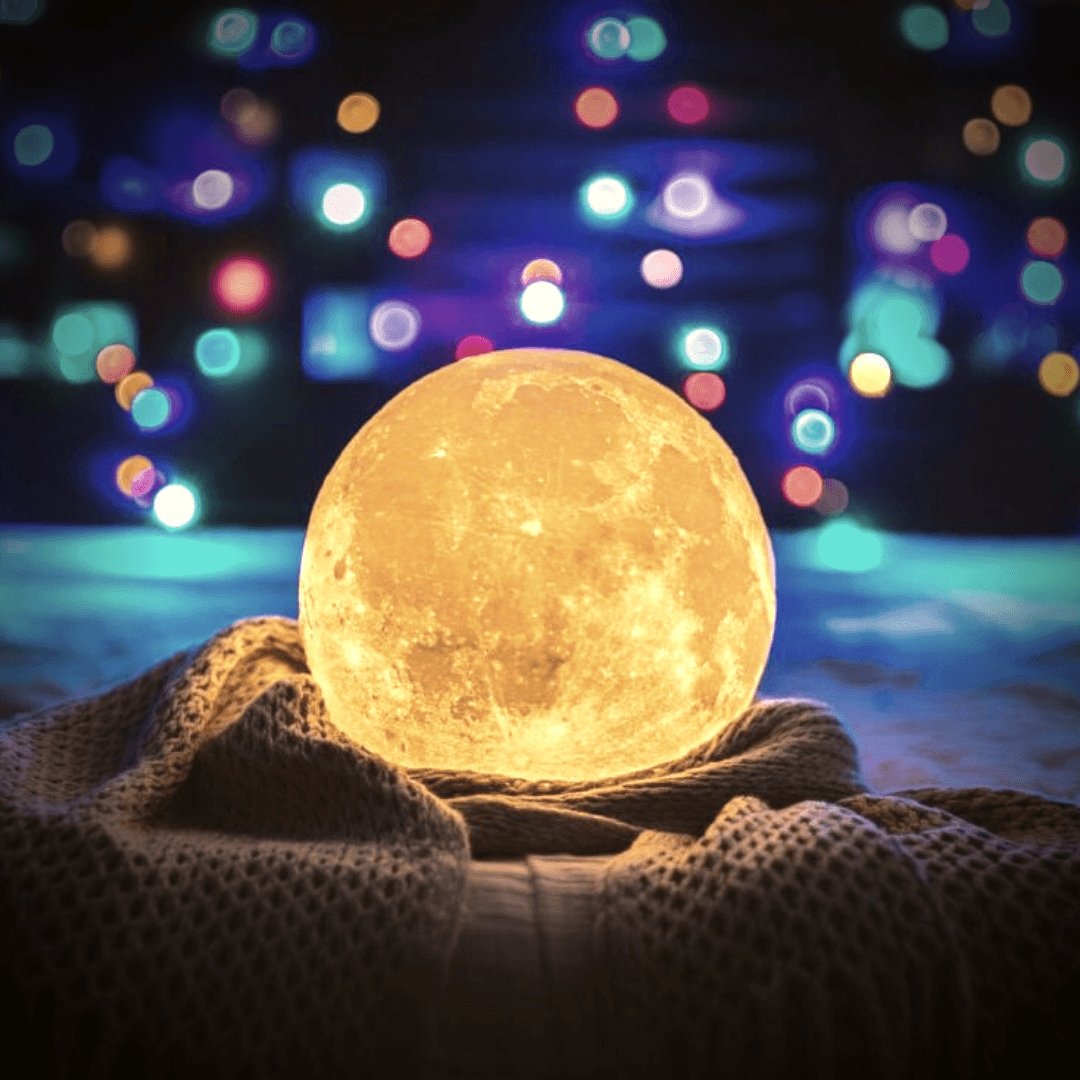 Magical Moonlight - with Wireless Touch Control and Wooden Stand