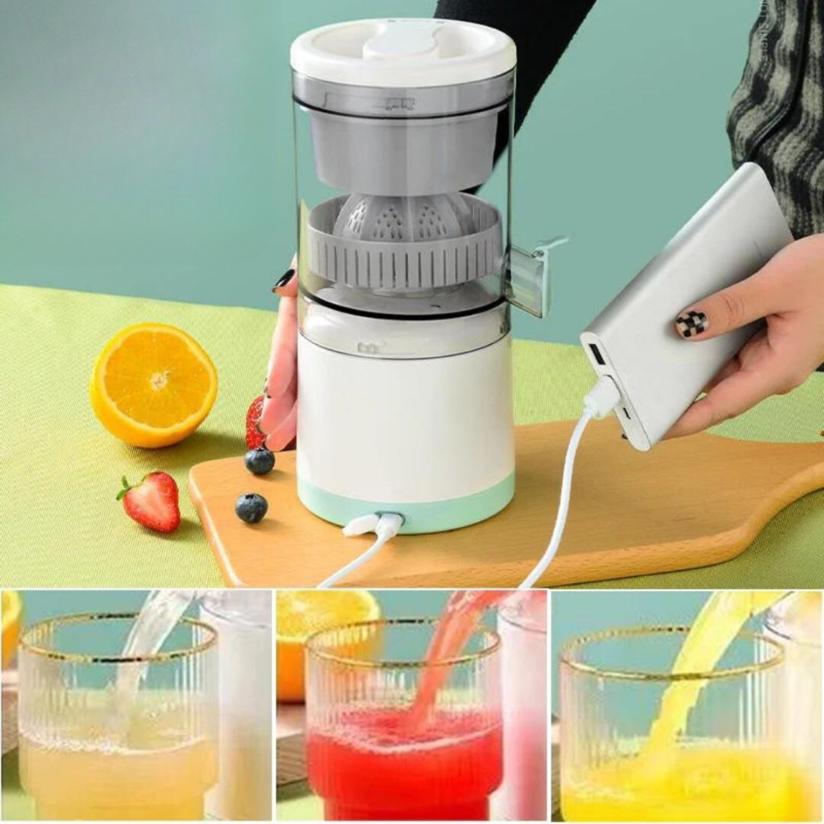 JuiceMaster Pro – Cordless Citrus Juicer