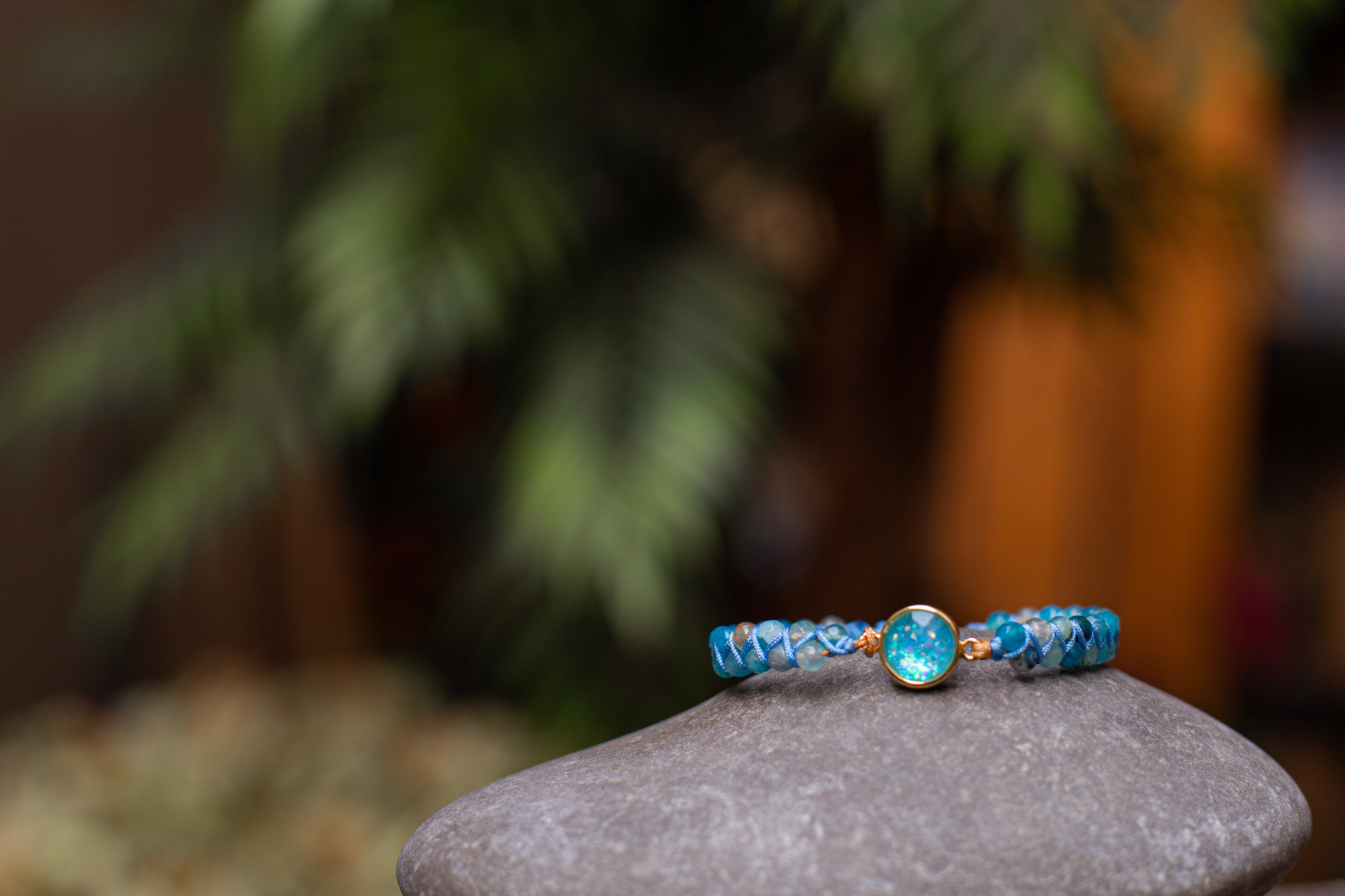 Liora Bracelet - Elegant Blue Opal Jewelry