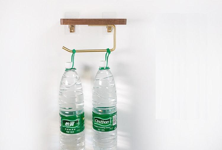 WoodNest - Stylish Wooden Toilet Paper Holder with Storage Space