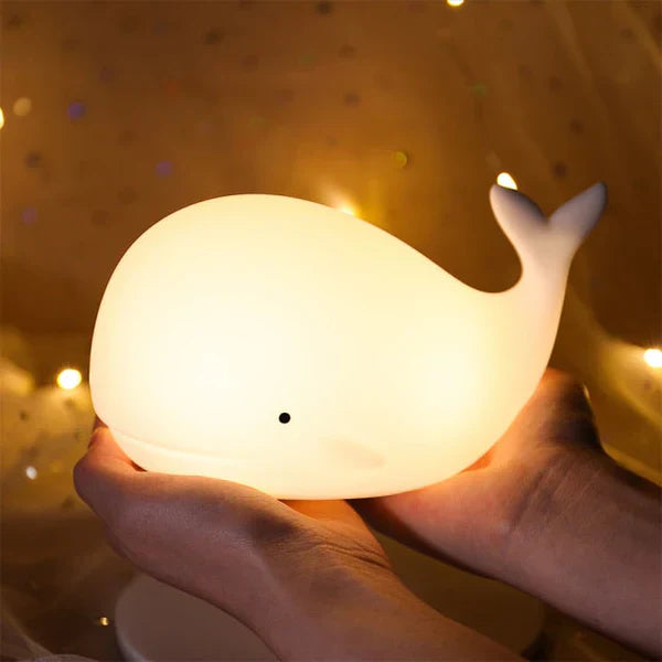 GlowWhale - Captivating Whale Night Light with Colored Effects