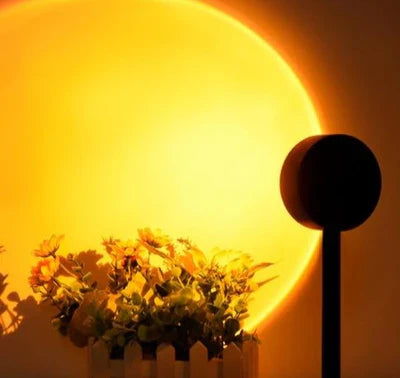 GlowSphere – Magical sunset lamp with 4 colors