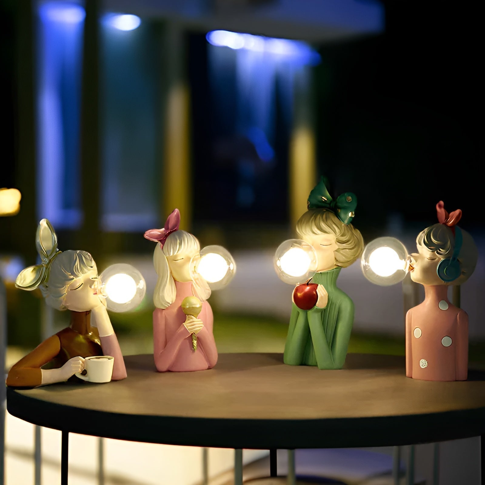 BubbleGlam Lyx Belysning – Stämningsskapare med Elegant Bubbel Design