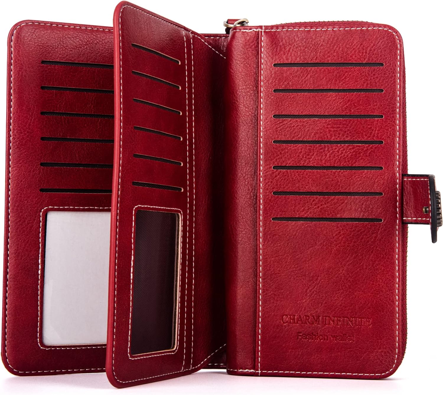 LeatherMax - Stylish Leather Wallet with Wristband