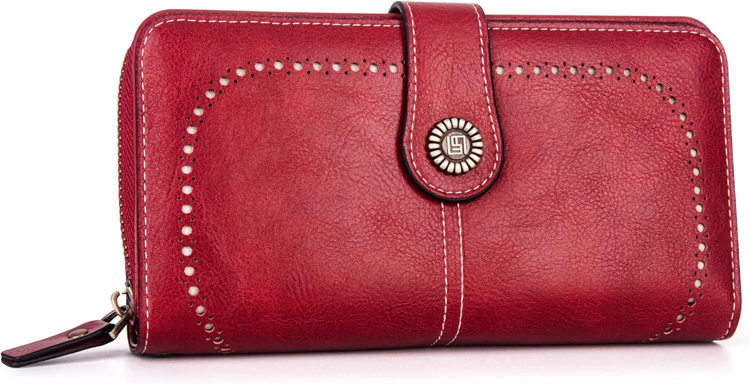 LeatherMax - Stylish Leather Wallet with Wristband