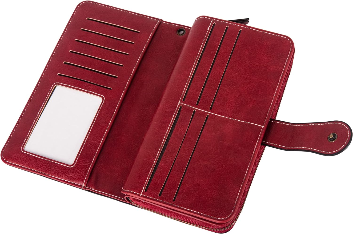 LeatherMax - Stylish Leather Wallet with Wristband