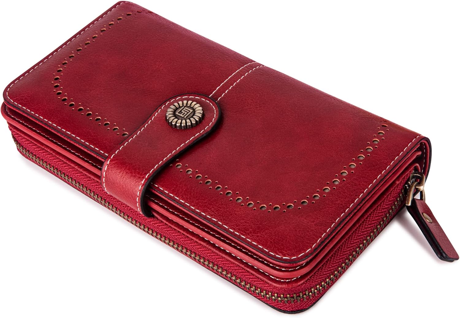 LeatherMax - Stylish Leather Wallet with Wristband