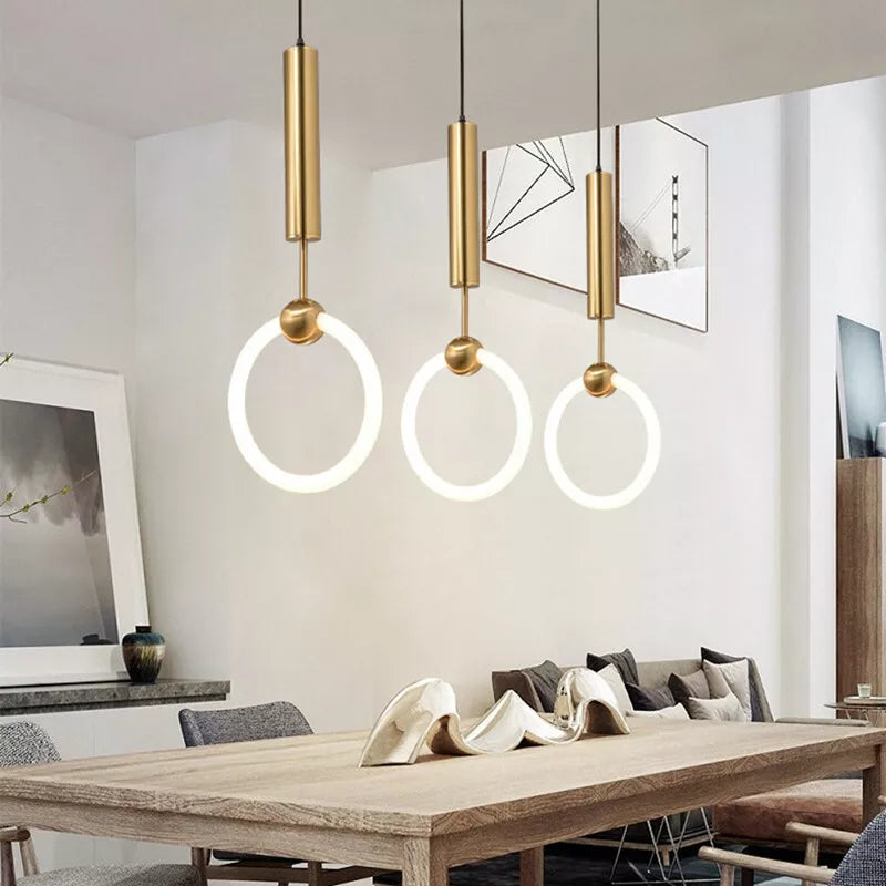Nordic Elegance Ceiling Lamp - Scandinavian LED Pendant Lamp