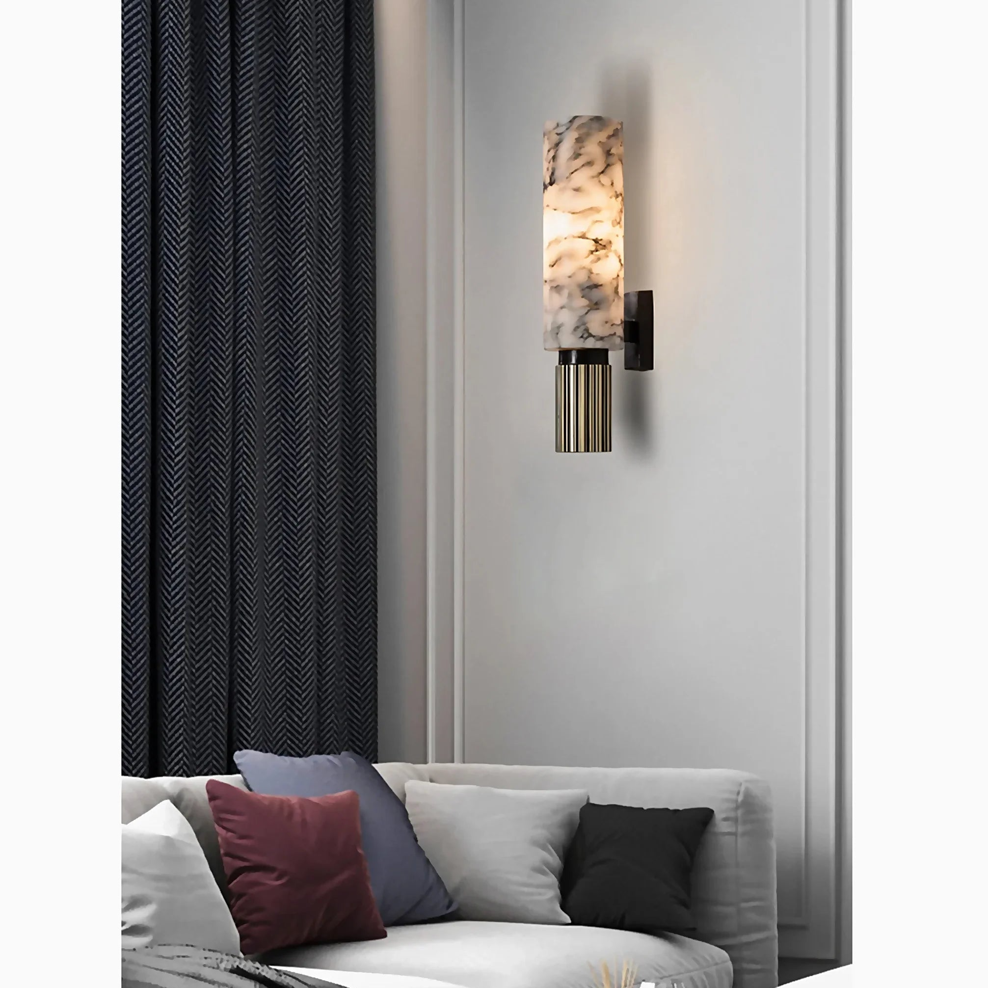 Stylish Marble Lamp - For Luxurious and Atmospheric Interiors