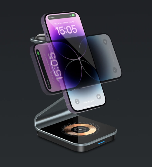 Chargy Pro - Stylish Magnetic Wireless 3-in-1 Charger